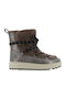 Anatomisch Kinder-Schneestiefeletten mit Reißverschluss Gray