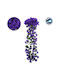 Artificial Plant in Pot Purple 80cm GloboStar