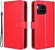 Wallet Δερματίνης / Πλαστικό / Σιλικόνης Κόκκινο (T Phone 2 Pro 5G)