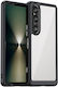Θήκη Sony Xperia 1 Vi Fusion Hybrid Διαφανής Μαύρη