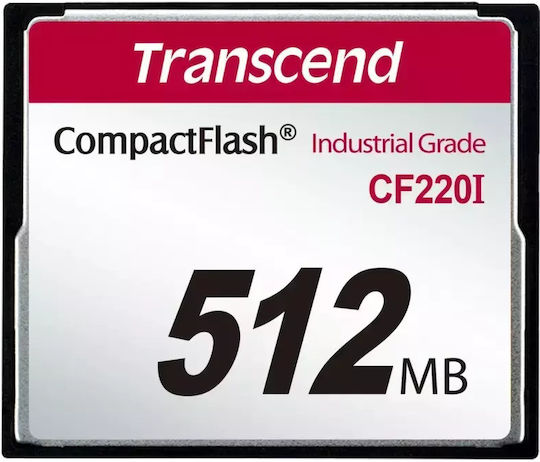 Transcend Industrial Memory Card Cf Cf220i 512mb