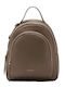 Leder Damentasche Rucksack Braun