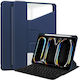 Case + Keyboard Samsung Galaxy Tab S9 Fe+ Plus Rotary 360° Leather Light Blue