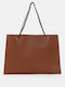 Brown Shoulder Bag and Necessaire Set