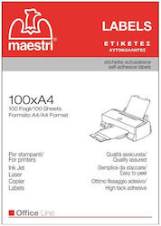 Romeo Maestri Самозалепващи A4 етикети 199.6x143.5мм Romeo Maestri Самозалепващи A4 етикети 199.6x143.5мм