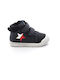 Kids Boots with Zipper Blue