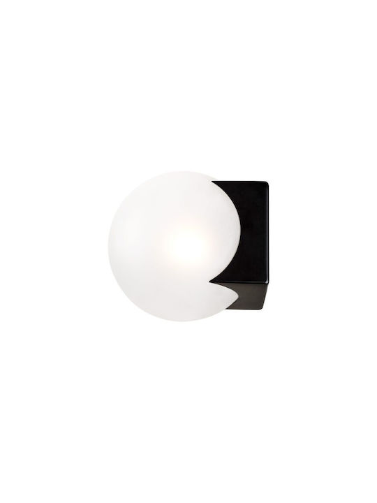 Luma Leuchte Wand mit Fassung G9 Schwarz 12cm