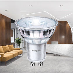Braytron Inteligent LED 5.5W pentru Dulie GU10 Alb natural Braytron Inteligent LED 5.5W pentru Dulie GU10 Alb natural
