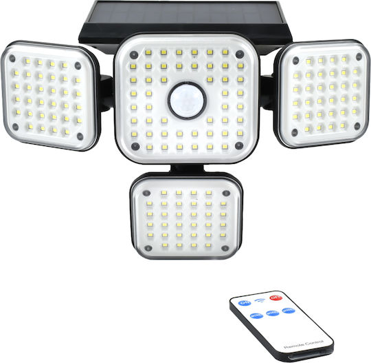 Andowl Wall Mounted Solar Light 1.8W Cold White 6500K with Motion Sensor and Photocell IP65 27cmx13.5cmx17cmcm