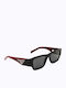 Prada Unisex Γυαλιά Ηλίου με Καφέ Ταρταρούγα Κοκκάλινο Σκελετό και Γκρι Φακό PRSPR10 11F5S0