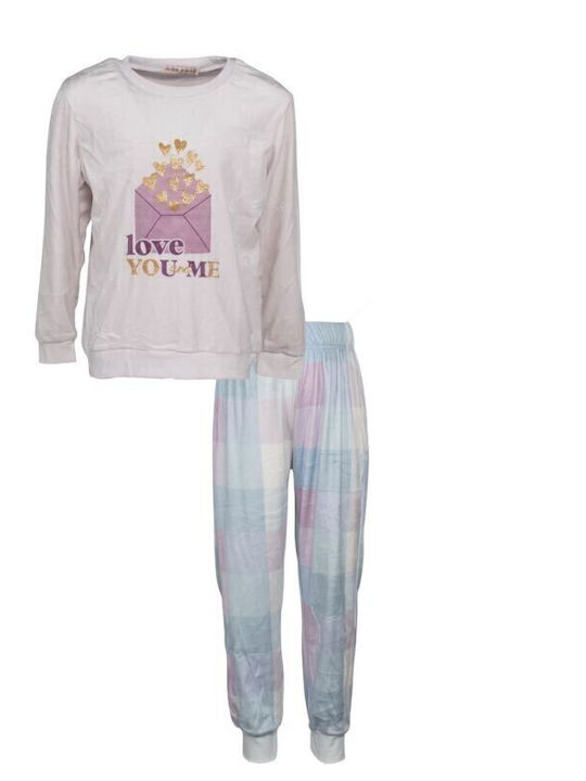 Evita Pijama pentru copii De iarnă Catifelată Purple Evita Pijama pentru copii De iarnă Catifelată Purple