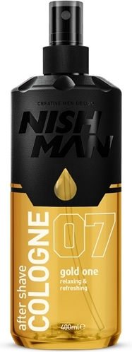 Nishman Apă de Colonie After Shave Bărbați 07 Gold One 400 Ml