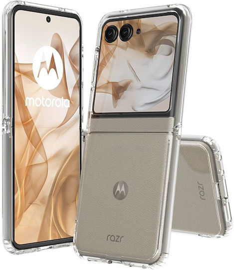 Umschlag Rückseite Silikon Transparent (Razr 50)