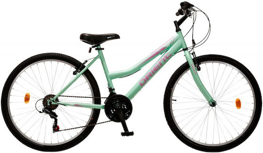 Orient Matrix 26" 2024 Green Mountain Bike with 21 Speeds