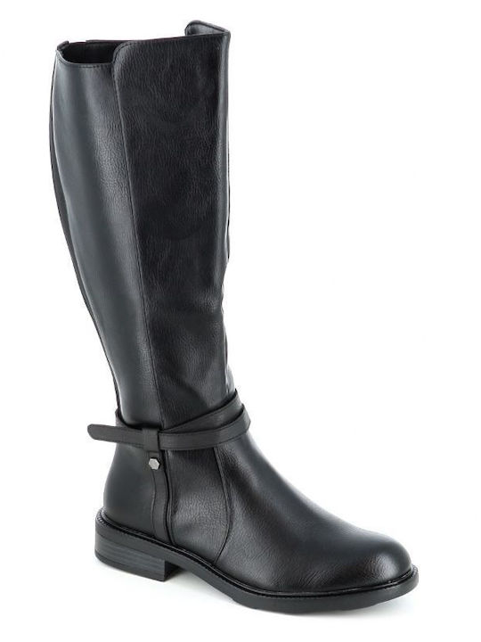 B-Soft Anatomic Synthetic Leather Women's Boots with Rubber / Zipper Black