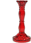 ArteLibre Christmas Red Candlestick