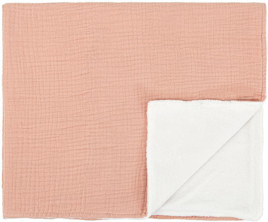 Bimbidreams Одеяло Детски пелени за пелени 100% памук Розов Pink 75x90см.
