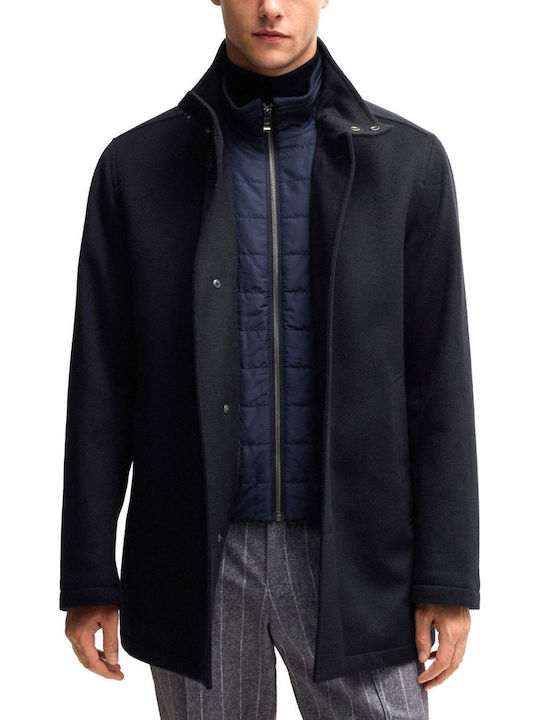 Boss Herren Mantel Marineblau