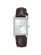 Lorus Classic Γυναικείο Ρολόι 33mm Μπαταρίας με Καφέ Δερμάτινο Λουράκι