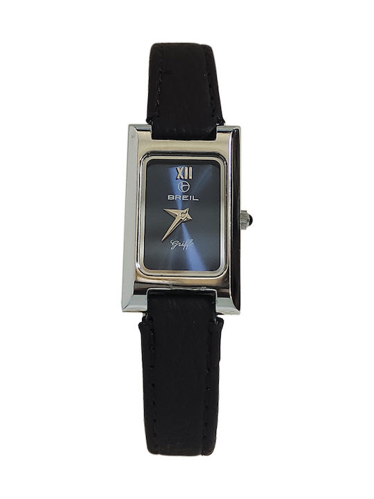 Breil Women's Watch with Black Leather Strap