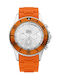 Colori Women's Watch with Orange Rubber Strap