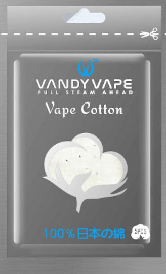 Vandy Vape Baumwolle für D.I.Y E-Zigaretten 5Stück