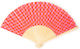 Out of the Blue Fan Red and Purple 21cm