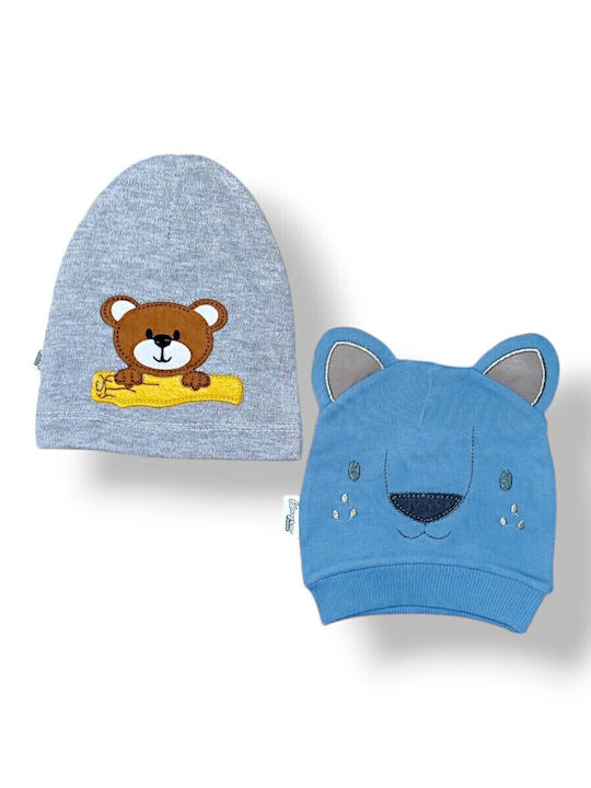 Set Căciuli Copii Textil Gri