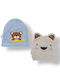 Set Căciuli Copii Textil Gri