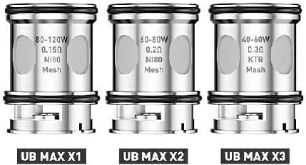 Lost Vape Ub Max Αντιστάση Ηλεκτρονικών Τσιγάρων 0.3ohm (DL) 3τμχ