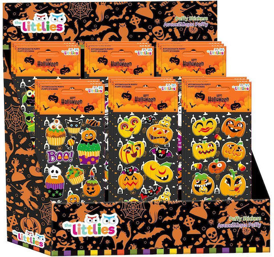 The Littlies Halloween Puffy Αυτοκόλλητα (Verschiedene Designs/Sortiment von Designs) 1St