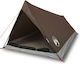 vidaXL Automatic Summer Camping Tent A-Frame Brown for 2 People 212x132x90cm