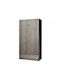 Zwei Türen Schrank mit 2 Schubladen Gray 105x50x240cm