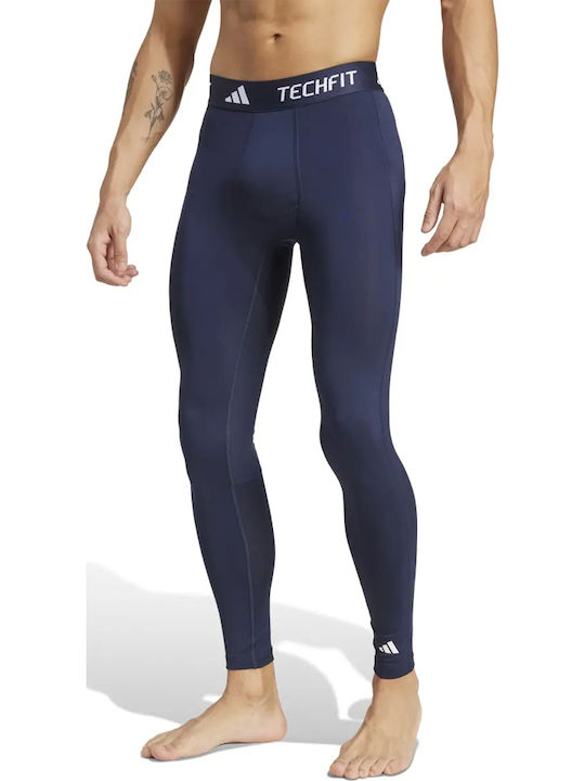 adidas Techfit Ανδρικό Αθλητικό Κολάν Compression Μακρύ Μαύρο