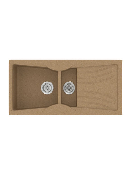 Sanitec Classic Drop-In Sink Synthetic Granite ...
