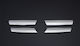 Set 4 ornamente grilaj din oțel inoxidabil Mercedes Vito W639 2010-2014