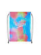 Speedo Mesh Τσάντα Πλάτης Γυμναστηρίου Pink/Lemon Drizzle/Picton Blue