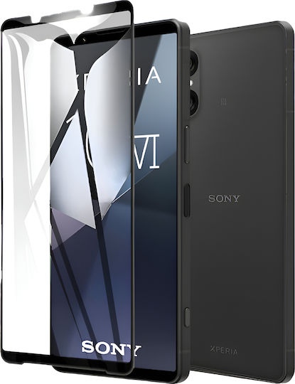 Tempered Glass 3D Sony Xperia 10 VI Black Frame