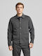 Overshirt Gri Mânecă Lungă