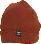 Double Beanie Ανδρικός Σκούφος Πλεκτός σε Κόκκι...
