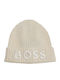 Beanie Γυναικείος Σκούφος Πλεκτός σε Εκρού χρώμα