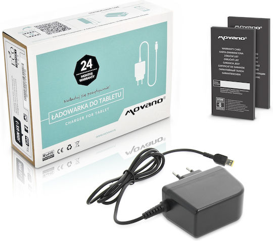 Movano 12V 3A Netzteil 7,5x2,9 Rechteckig 36W Lenovo Thinkpad Helix 2 Tablet