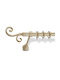 Enis by Domus Metallic Curtain Pole Daedalus Double with Rail Φ25mm 300cm Ecru
