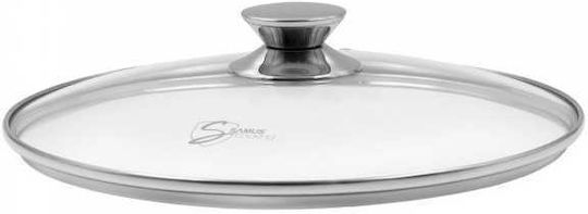 Samus Cstol22 22cm Glass Lid Heat Resistant