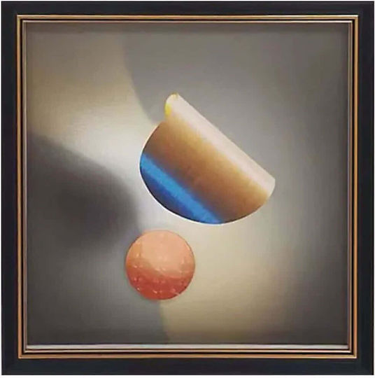 Small Frame Black Frame & Glass 3D Shapes Abstract 35x35cm 20pcs 16-50001