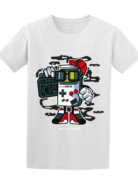 Gildan Παιδικό T-shirt Λευκό