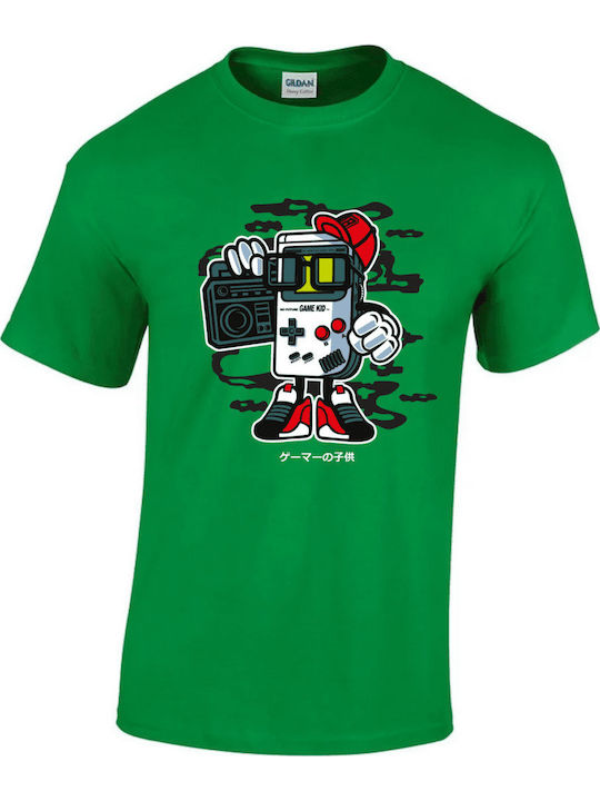 Gildan Παιδικό T-shirt Πράσινο