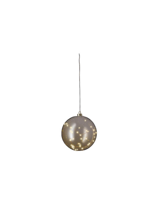 Hanging Ball Ornament Ornament Illuminated Transparent 21cm