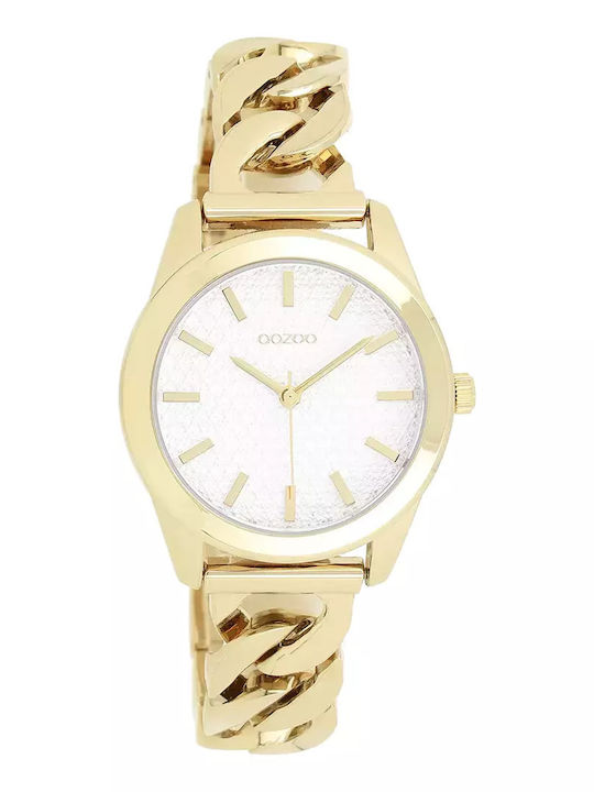 Oozoo Timepieces Ρολόι Μπαταρίας με Μεταλλικό Μπρασελέ