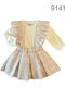 Kinder-Set mit Rock Winter 2Stück White, Checkered